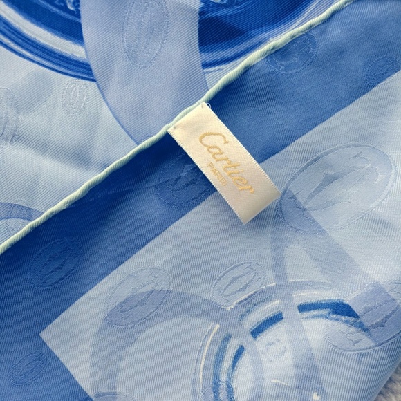 RARE! CARTIER silk scarf LIMITED EDITION - Picture 7 of 8